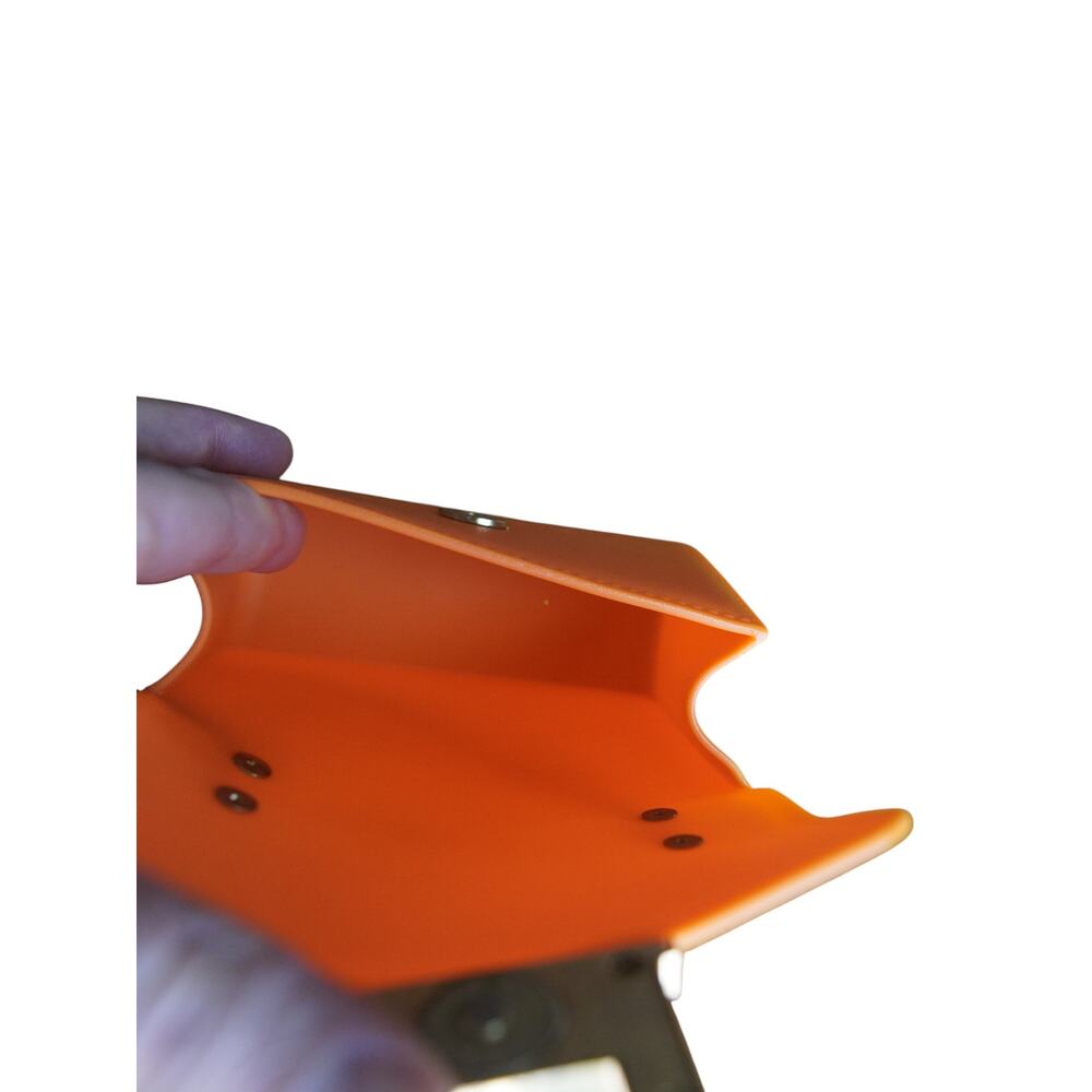 Girls Orange Mini Handbag Pearl Handle H Buckle Plastic Toy Purse - Picture 7 of 9